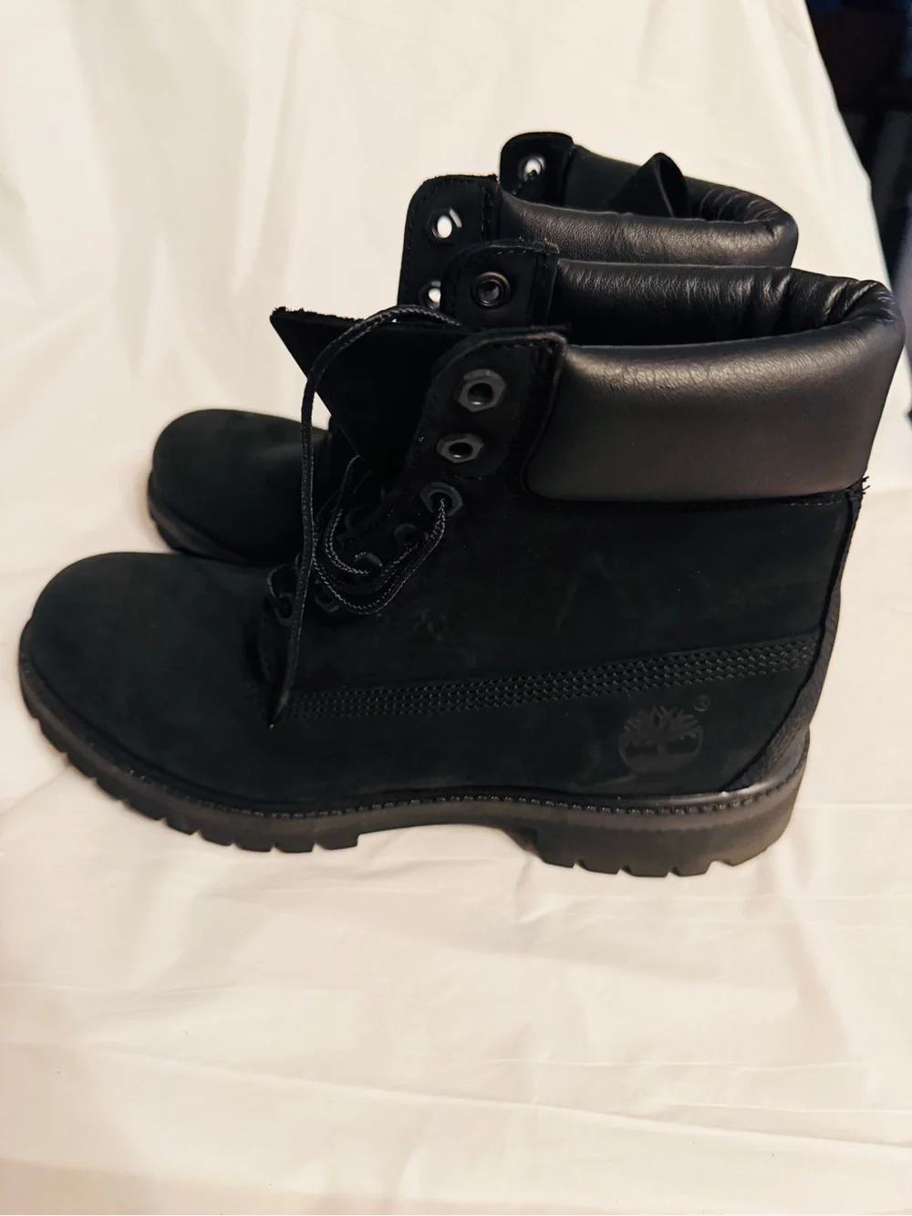 Timberland 6” Premium Waterproof Boots Black Nubuck 10073 Men’s 9.5 Insulated